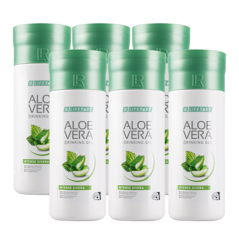 Aloe Vera Drinking Gel Intense Sivera - Série 6 x 1000 ml